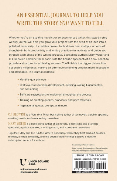 The Storyteller's Weekly Journal: A Guided Planner to Take Your Story from Concept to Completion in 12 Months