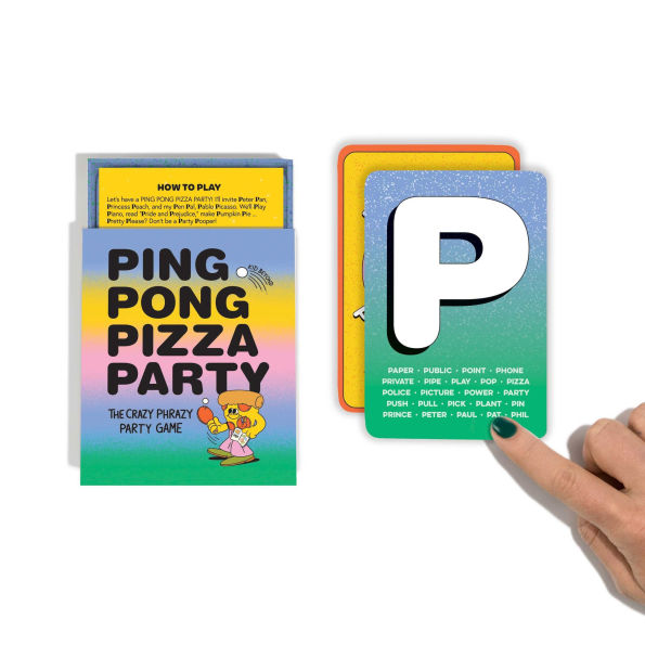 Ping Pong Pizza Party: The Crazy Phrazy Party Game