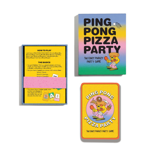 Ping Pong Pizza Party: The Crazy Phrazy Party Game