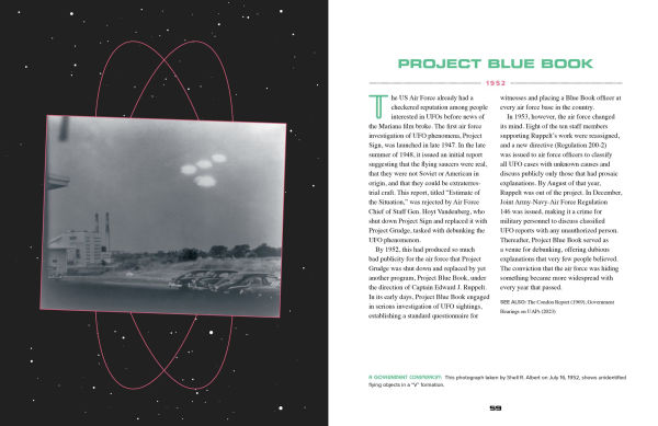 The UFO Book: A Chronological Journey from Crop Circles to Roswell