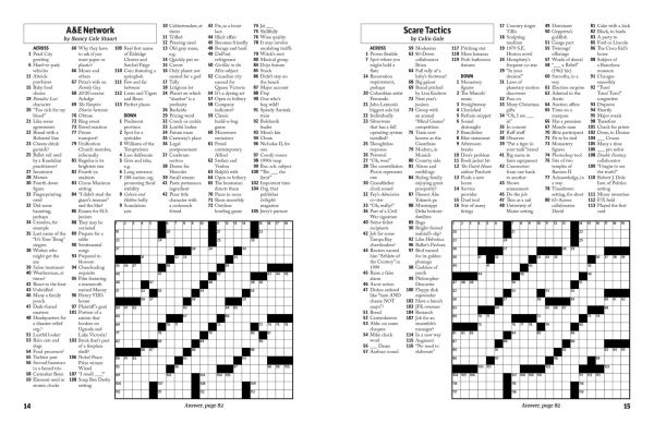 Newsworthy Sunday Crosswords: As Seen in The Wall Street Journal