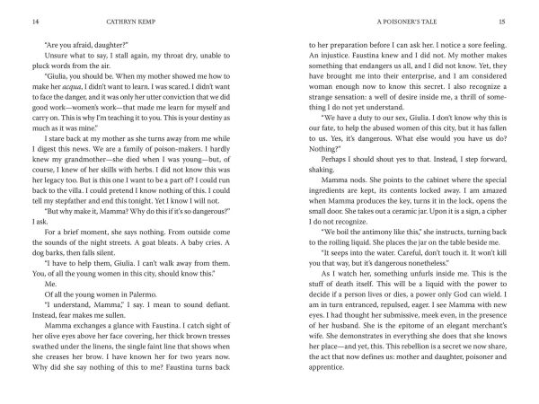 A Poisoner's Tale: Novel (A Retelling of the Life Giulia Tofana, Aqua Tofana Poisoner Rome)