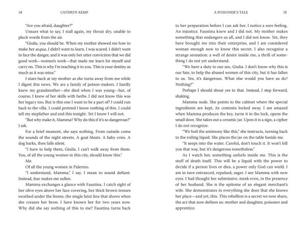 A Poisoner's Tale: Novel (A Retelling of the Life Giulia Tofana, Aqua Tofana Poisoner Rome)