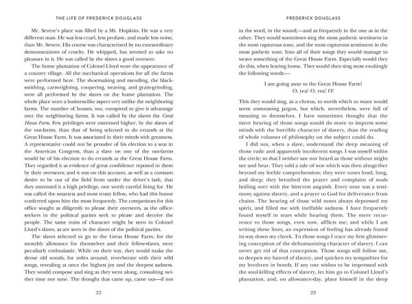 Narrative of the Life Frederick Douglass (Special Edition)