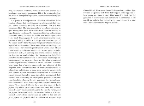 Narrative of the Life Frederick Douglass (Special Edition)