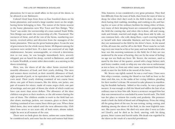 Narrative of the Life Frederick Douglass (Special Edition)