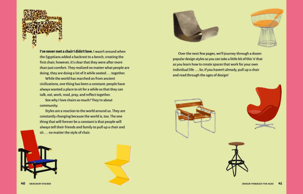 Design by Sticker: An Interior Design Sticker Book for Every Style