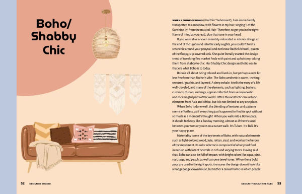 Design by Sticker: An Interior Design Sticker Book for Every Style