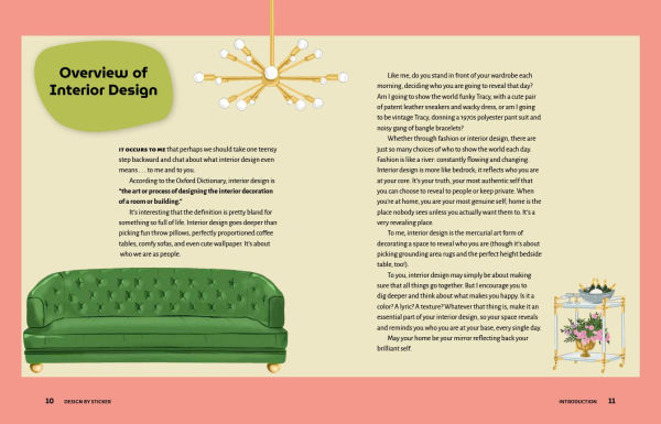 Design by Sticker: An Interior Design Sticker Book for Every Style