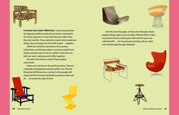 Design by Sticker: An Interior Design Sticker Book for Every Style