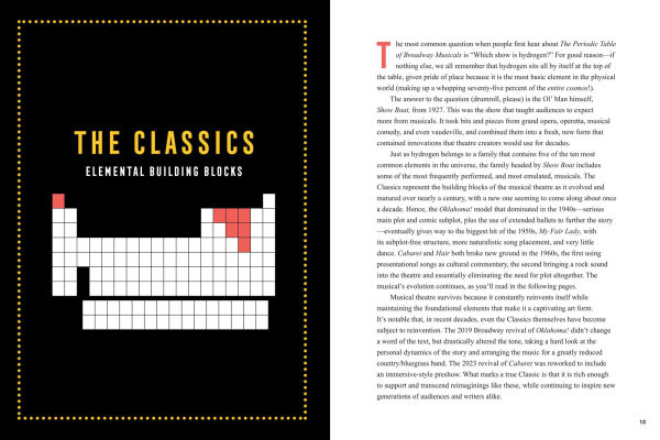The Periodic Table of Broadway Musicals: An Illustrated Guide to 118 Essential Shows