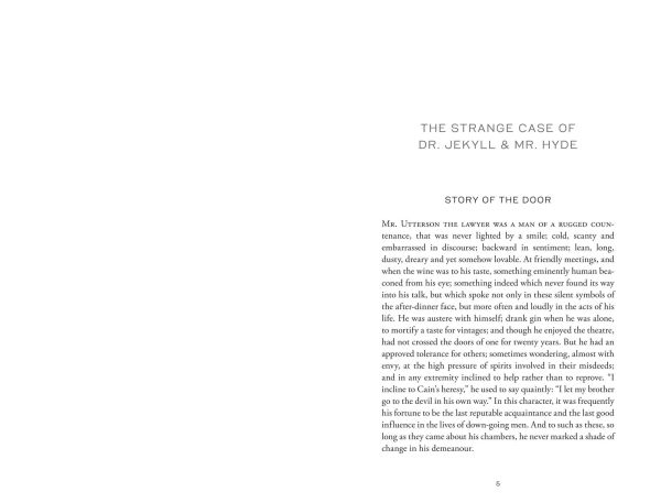 The Strange Case of Dr. Jekyll & Mr. Hyde Other Stories