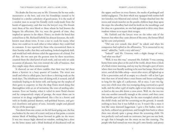 The Strange Case of Dr. Jekyll & Mr. Hyde Other Stories