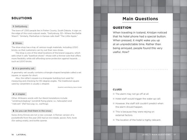 Lateral - Based on the Hit Podcast: Wonderful Answers to Weird Questions