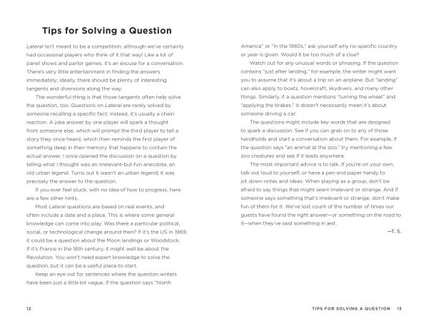 Lateral - Based on the Hit Podcast: Wonderful Answers to Weird Questions