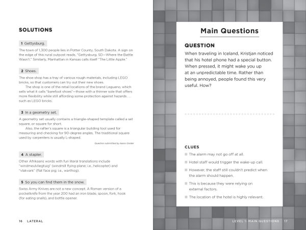 Lateral - Based on the Hit Podcast: Wonderful Answers to Weird Questions