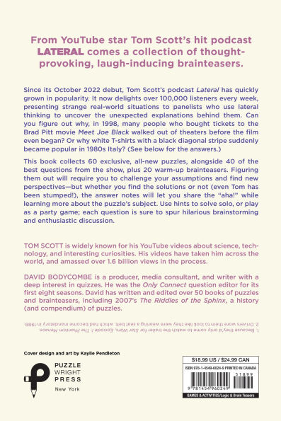 Lateral - Based on the Hit Podcast: Wonderful Answers to Weird Questions