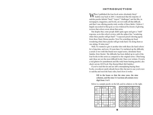 Absolutely Nasty Sudoku: Even Nastier - Level 2