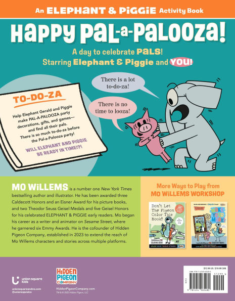 Happy Pal-a-Palooza!: An Elephant & Piggie Activity Book