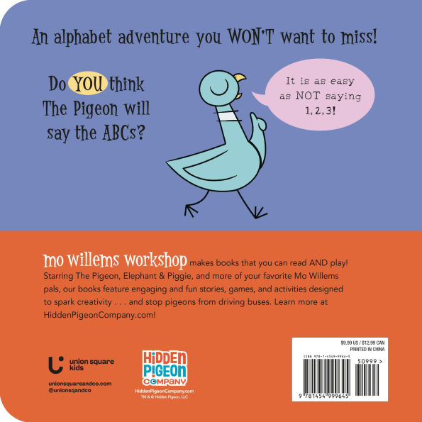 The Pigeon WON'T Say the ABCs!