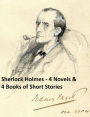 Sherlock Holmes: 4 Novels and 4 Books of Stories