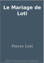 Le Mariage de Loti