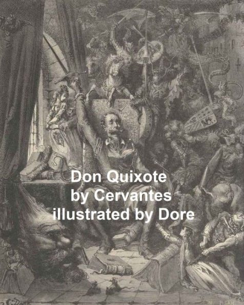 Don Quixote, both volumes (Illustrated)