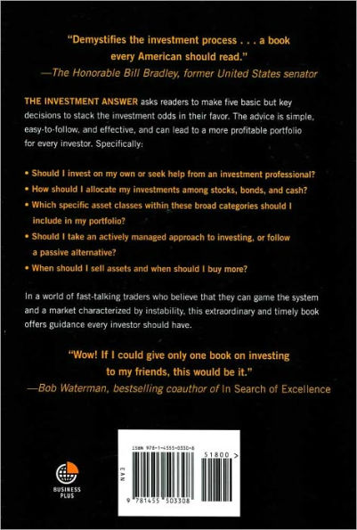 The Investment Answer: Learn to Manage Your Money & Protect Your Financial Future