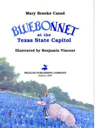 Title: Bluebonnet at the Texas State Capitol, Author: Mary Brooke Casad