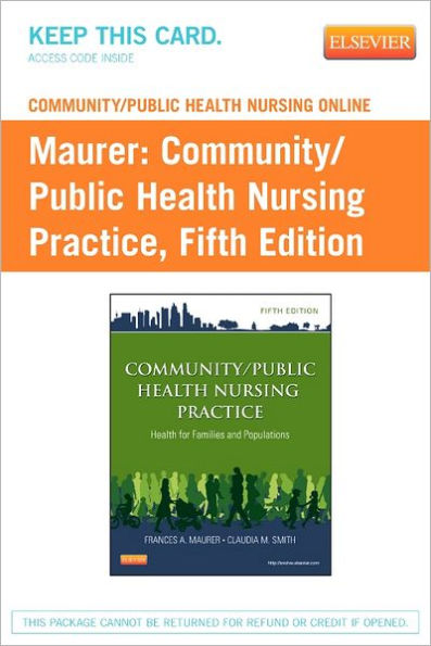 Community/Public Health Nursing Online for Community/Public Health Nursing Practice (User Guide and Access Code) / Edition 5