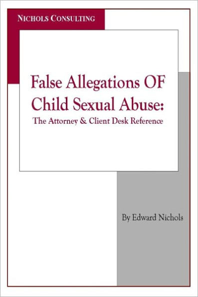 False Allegations Of Child Sexual Abuse