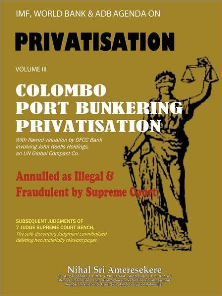 IMF, World Bank & Adb Agenda: Colombo Port Bunkering Privatisation