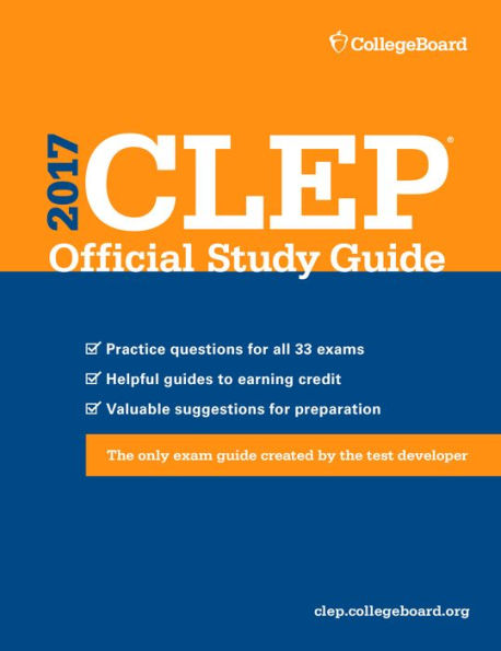 CLEP Official Study Guide 2017