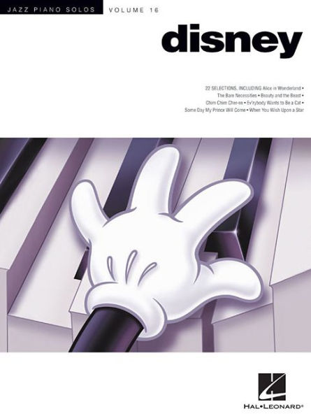 Disney: Jazz Piano Solos Series Volume 16