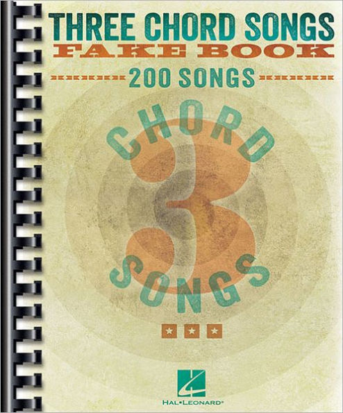 Three Chord Songs Fake Book