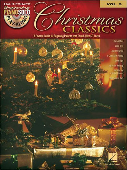 Christmas Classics - Beginning Piano Solo Play-Along, Volume 5