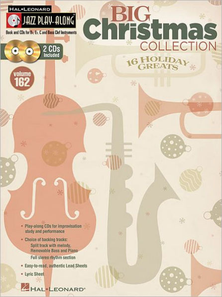 Big Christmas Collection - Jazz Play-Along, Volume 162