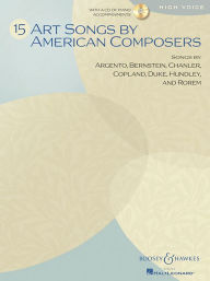 Title: 15 Art Songs by American Composers: High Voice, Book/CD, Author: Hal Leonard Corp.