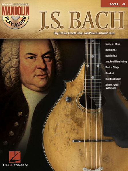 J.S. Bach - Mandolin Play-Along Vol. 4 (Book/Online Audio)