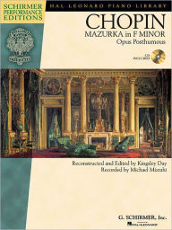 Title: Frederic Chopin - Mazurka in F minor, Op. post.: with a CD of performance Schirmer Performance Editions, Author: Michael Mizrahi