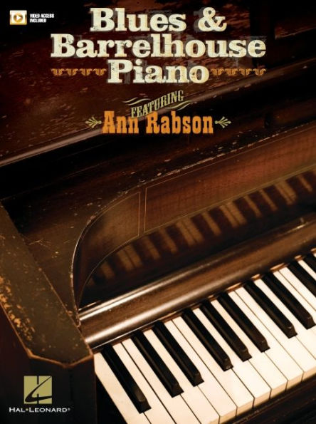Blues & Barrelhouse Piano Book/Online Video featuring Ann Rabson Book/Online Audio