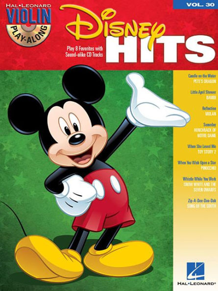 Disney Hits: Violin Play-Along Volume 30