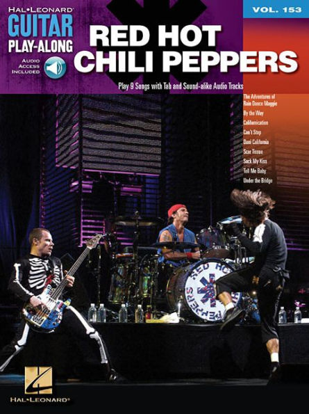 Red Hot Chili Peppers Guitar Play-Along Volume 153 Book/Online Audio