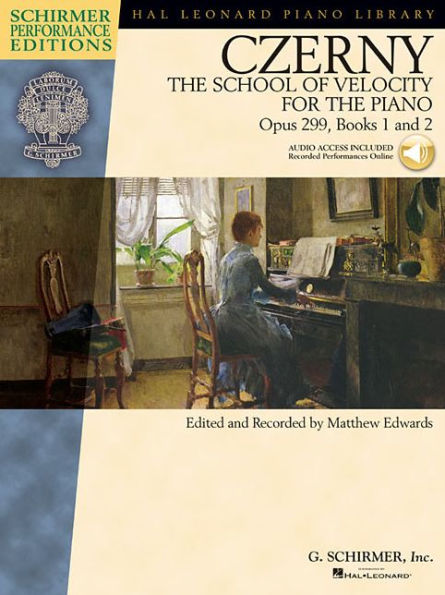 Carl Czerny - The School of Velocity for the Piano, Opus 299 - Books 1 & 2 (Book/Online Audio)