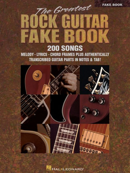 The Greatest Rock Guitar Fake Book (Songbook)