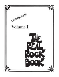 Title: The Real Rock Book: C Instruments, Author: Hal Leonard Corp.