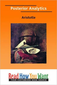 Title: Posterior Analytics, Author: Aristotle