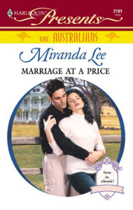 Title: Marriage At a Price, Author: Miranda Lee