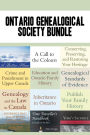 Ontario Genealogical Society 12-Book Bundle: Conserving, Preserving, and Restoring Your Heritage / Genealogical Standards of Evidence / and 10 more