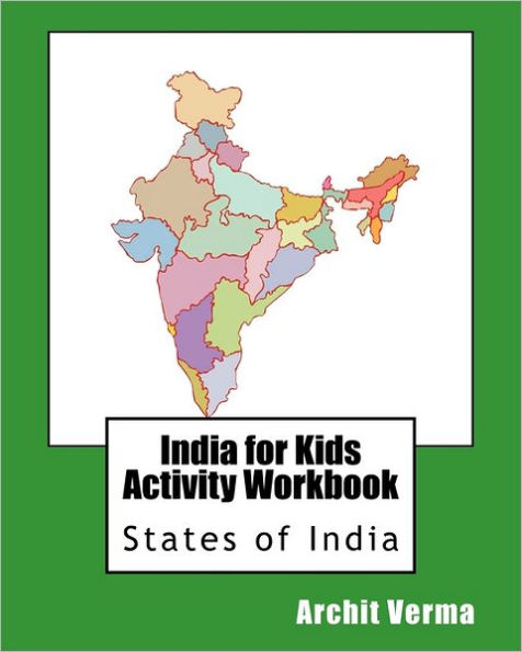 India for Kids Activity Workbook: States of India
